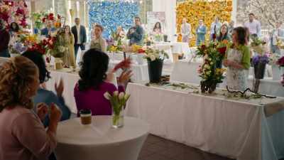 (group cheering and applauding) - An Easter Bloom