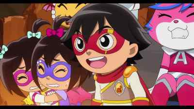 [group crying out] - Ryan's World the Movie: Titan Universe Adventure
