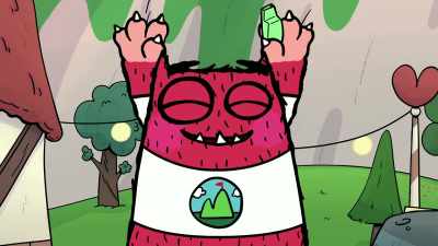 [group laughing] - Love Monster