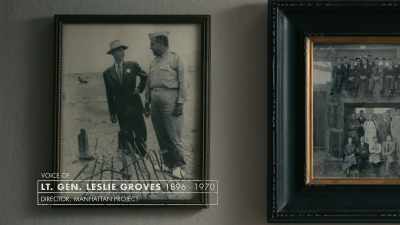 GROVES:
When meeting Oppenheimer, - To End All War: Oppenheimer & the Atomic Bomb