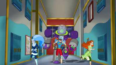 (GROWLING) (GRUNTS) - DC Super Hero Girls: Intergalactic Games