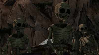 [growling] - Curses!