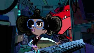 (growling) - Marvel's Moon Girl and Devil Dinosaur