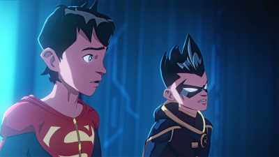[growling] - Batman and Superman: Battle of the Super Sons