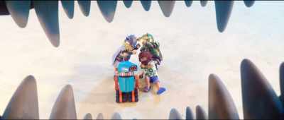 -(growling)
-(screaming) - Playmobil: The Movie