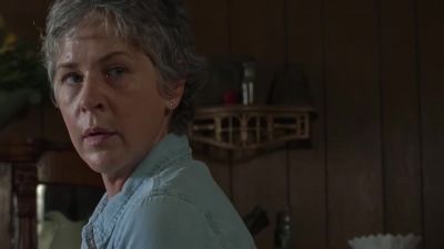 [Growling stops, walker thuds] - The Walking Dead