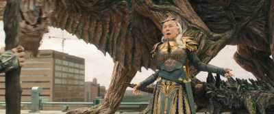 -[growls]
-[groaning] - Shazam! Fury of the Gods