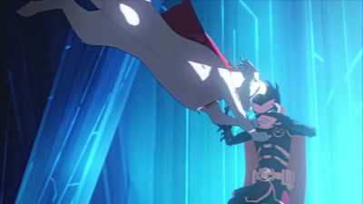 - [growls]
- [grunts] - Batman and Superman: Battle of the Super Sons