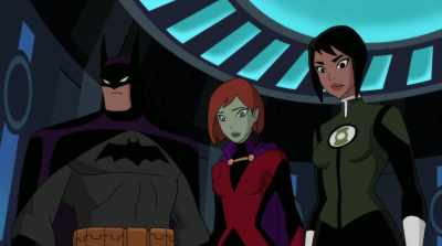 - (GROWLS)
- (MANO GRUNTING) - Justice League vs the Fatal Five