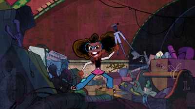 - [growls]
- Okay, look, - Marvel's Moon Girl and Devil Dinosaur