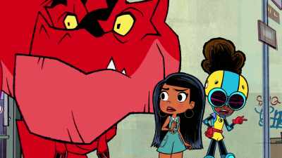 (growls) - Marvel's Moon Girl and Devil Dinosaur