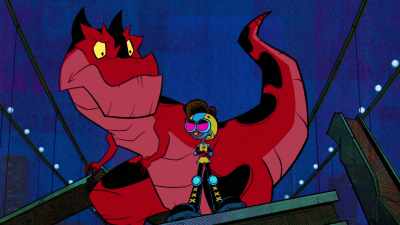 [growls] - Marvel's Moon Girl and Devil Dinosaur
