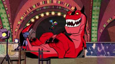 [growls] - Marvel's Moon Girl and Devil Dinosaur