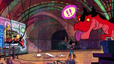 [growls] Three, two, one. - Marvel's Moon Girl and Devil Dinosaur