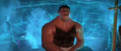 Grug, you might be more comfortable
if you removed your fur pelt. - The Croods: A New Age