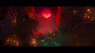 Grug! What's going on? I don't know! I can't see! - The Croods: A New Age