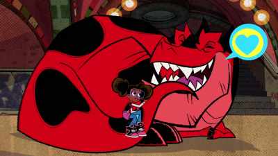 (grumbles happily) - Marvel's Moon Girl and Devil Dinosaur