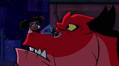 (grumbles) - Marvel's Moon Girl and Devil Dinosaur