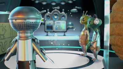 [grumbling] - Alien TV