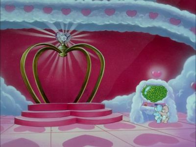 GRUMPY BEAR Baby Hugs Baby Tugs what have you done - The Care Bears Movie