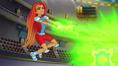(GRUNTING AND SCREAMING) - DC Super Hero Girls: Intergalactic Games