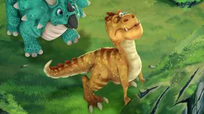 (GRUNTING AND STRAINING) - Gigantosaurus