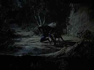 [ Grunting ]
Back! Back off!. - The Time Tunnel