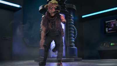 -[grunting]
-[barking, panting] - Marvel's M.O.D.O.K.