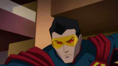 [grunting and choking] - The Death and Return of Superman