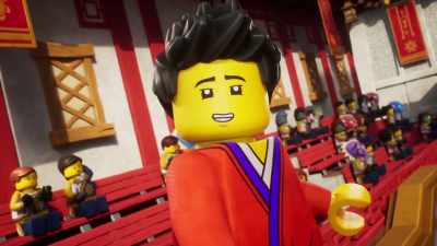 -[grunting]
-[crowd cheering] - LEGO Ninjago: Dragons Rising
