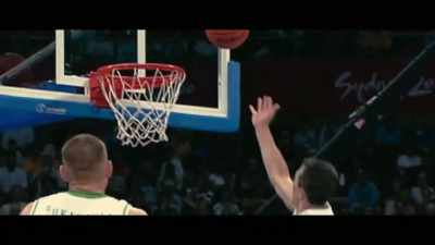 - [grunting]
- [crowd cheering] - The Redeem Team