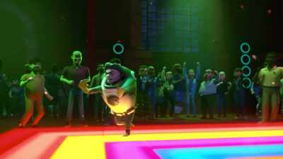 - (grunting)
- (crowd gasps) - Megamind vs. the Doom Syndicate