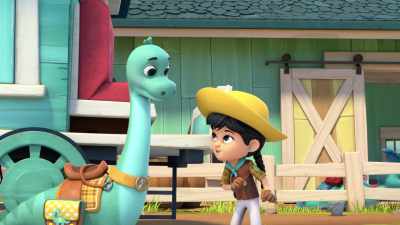 [grunting, groaning] - Dino Ranch