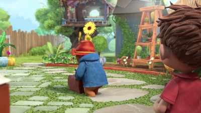 [grunting in effort] - The Adventures of Paddington