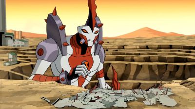 [ GRUNTING ]
>> Mad Waybig: OW! - Ben 10: Omniverse