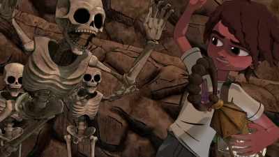 [grunting, panting] - Curses!