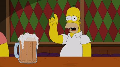 (grunting, panting) - The Simpsons