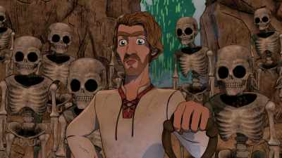 [grunting] - Curses!