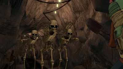 [grunting] - Curses!