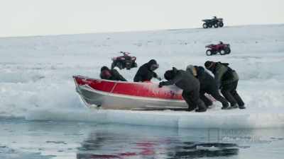 (grunting) - Life Below Zero: First Alaskans