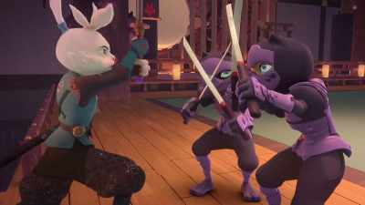 [grunting] - Samurai Rabbit: The Usagi Chronicles