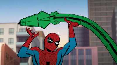 [grunting] - Your Friendly Neighborhood Spider-Man