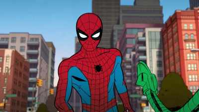 [grunting] - Your Friendly Neighborhood Spider-Man