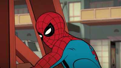 [grunting] - Your Friendly Neighborhood Spider-Man