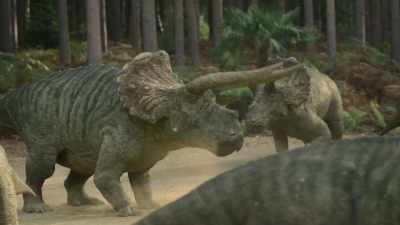 [grunting] - Prehistoric Planet