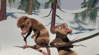 [grunting] - The Ice Age Adventures of Buck Wild