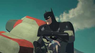 [grunting] - Batman and Superman: Battle of the Super Sons
