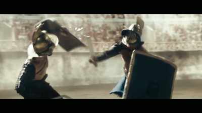 - [grunting] - Colosseum