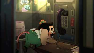 [grunting] - Arlo the Alligator Boy