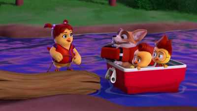 [grunting] - The Chicken Squad